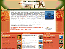 Tablet Screenshot of indianhorizons.net
